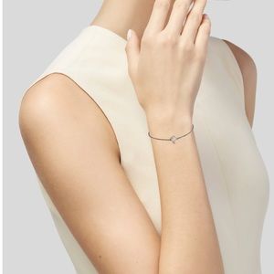 Tiffany and Co Loving Heart Charm Sterling Silver Bracelet